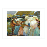 Joaquín Sorolla / 'Women of Valencia at the Beach', 1915, Oil on canvas, 93 x 126 cm. (Print Only) thumbnail