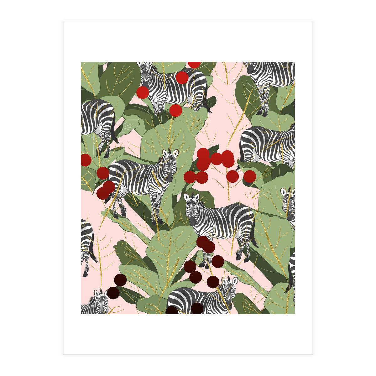 Zebra Harem #society6 #decor #buyart (Print Only)