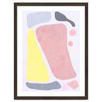Organic Rustic Abstract Shapes Pastel II