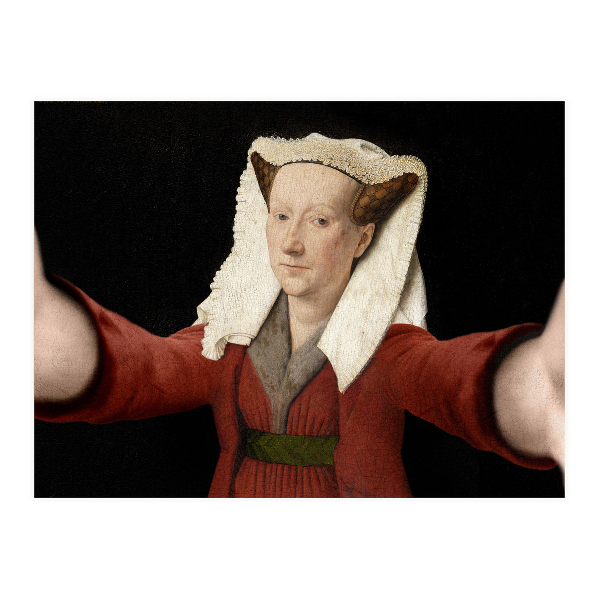Margaret van Eyck - Jan van Eyck - Selfie (Print Only)