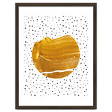 Stay Gold | Abstract Geometric Painting | Polka Dots Quirky Eclectic | Modern Boho Luxe thumbnail