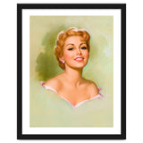 Pinup Blonde Girl Portrait thumbnail