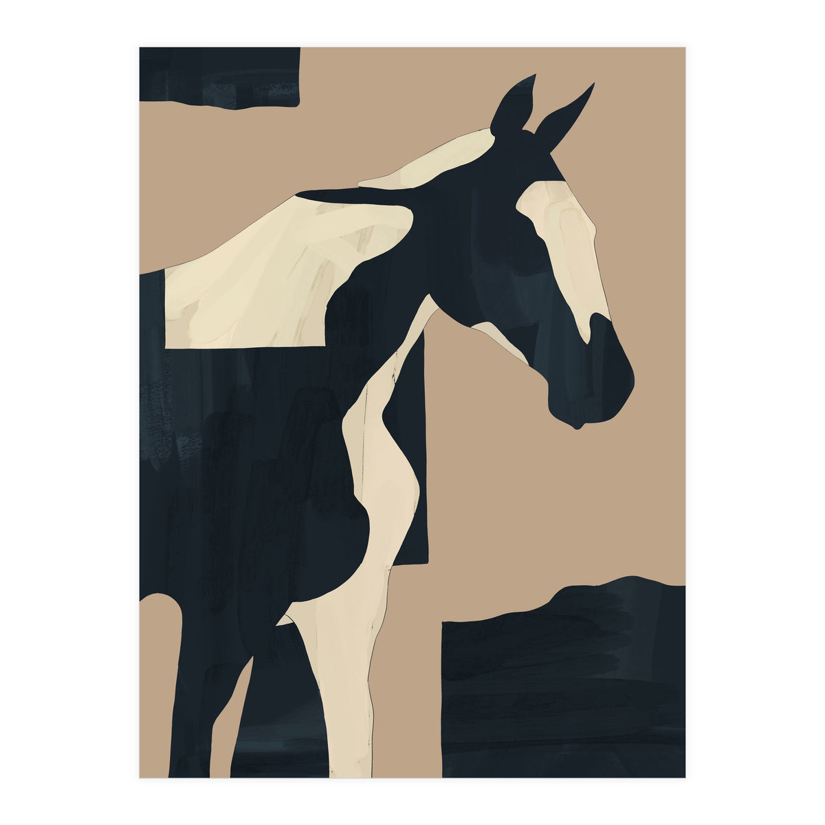 Abstract Minimal Horse 7 (Print Only)