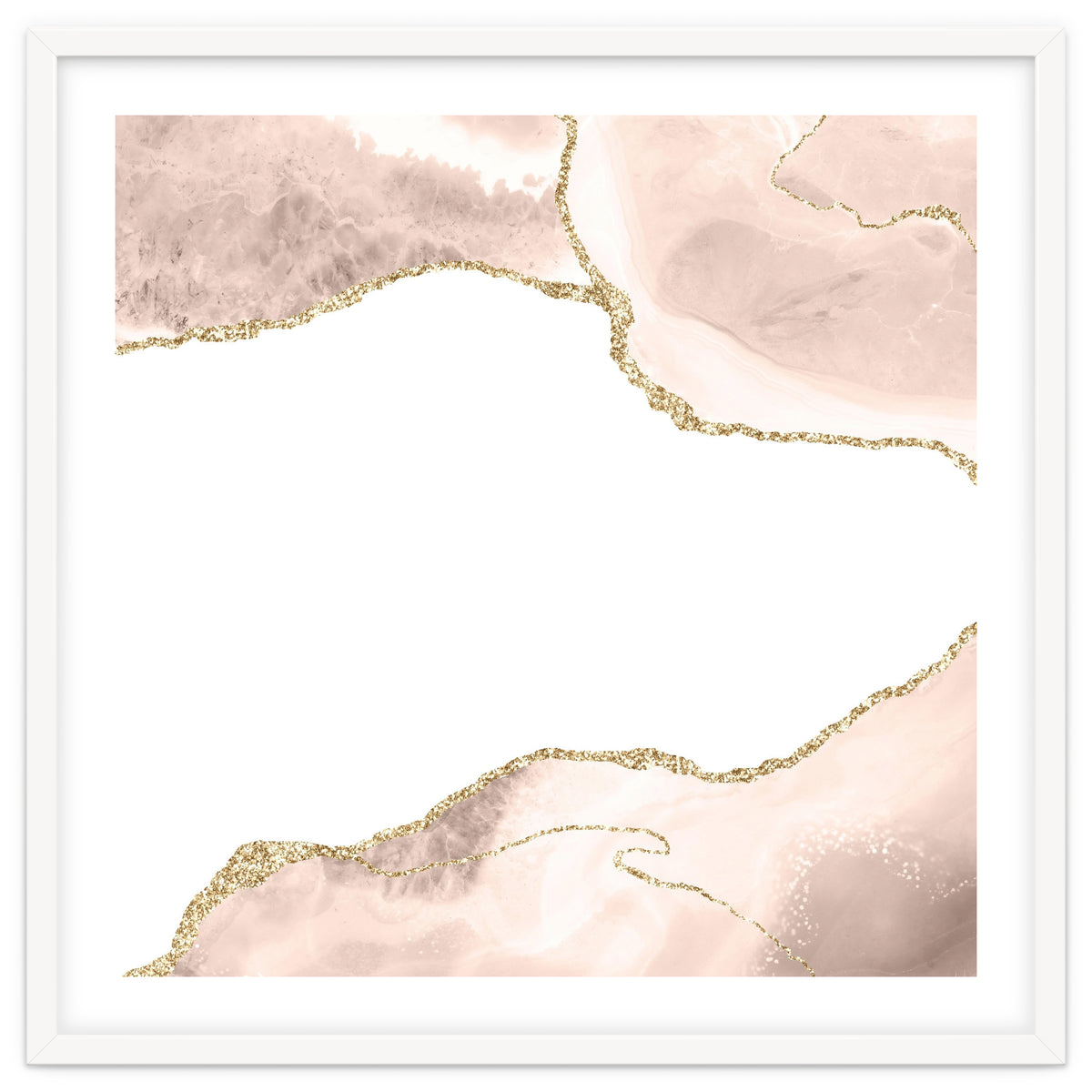 Ivory & Gold Agate Texture 09