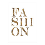 Fashion, Leopard Print Letters, Modern Chic decor (Print Only) thumbnail