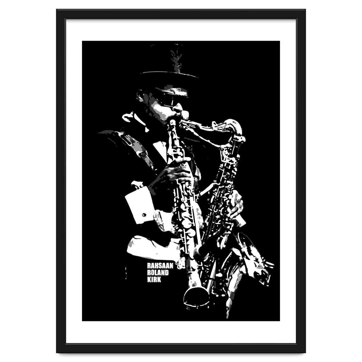 Rahsaan Roland Kirk American Jazz Multi-Instrumentalist