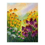 Impasto Wildflower Meadow Painting  (Print Only) thumbnail