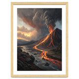 Dramatic Volcanic Eruption Landscape Art thumbnail