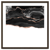 Black & Rose Gold Agate Texture 05