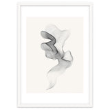 Abstract Black And White Swirling Lines Flowing Form thumbnail