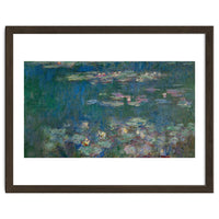 Les Nympheas, green reflections-water lillies, green reflections. Canvas. Inv. 20102.