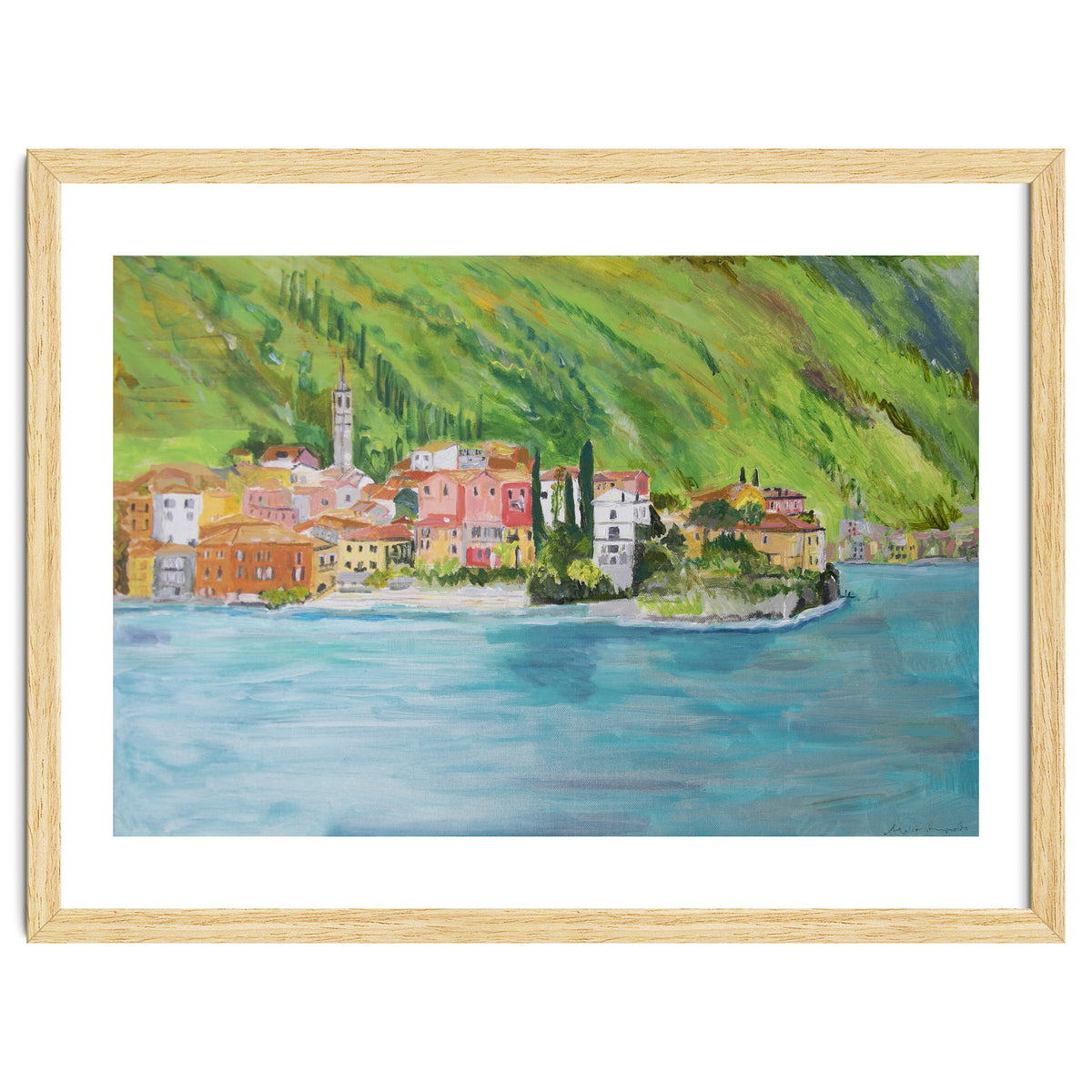 View Across The Lake To Varenna