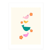 Birds & Flowers (Print Only)