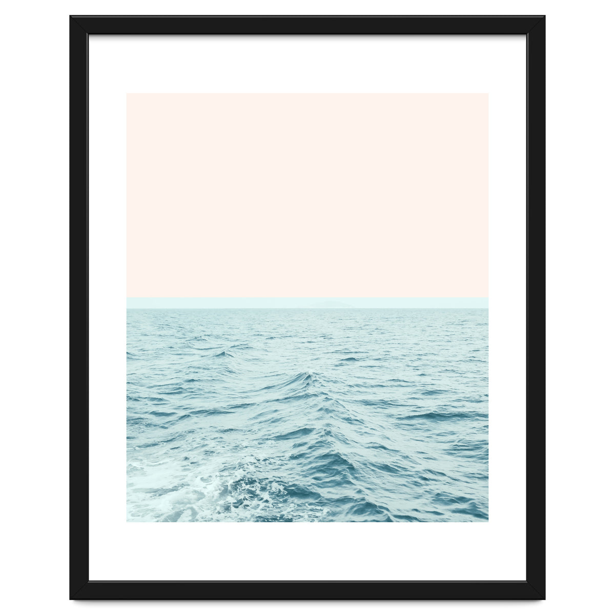 Sea Breeze, Minimal Nature Ocean Photography, Scenic Landscape Pastel Luxe Sea