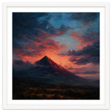 Majestic Mountain Peak at Sunset thumbnail