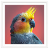 Cockatiel Parrot Head Close Up Portrait thumbnail