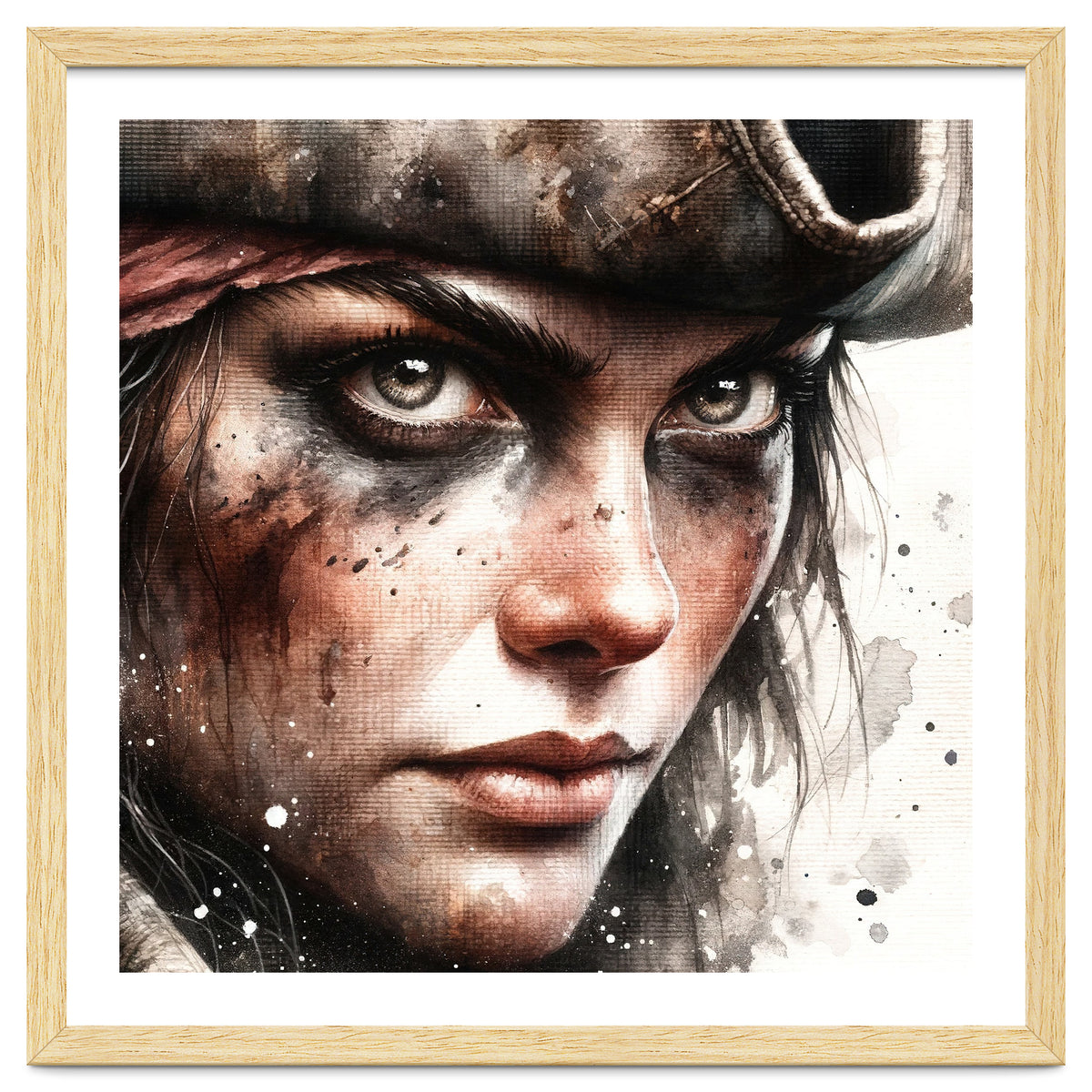 Fierce Pirate Captain Portrait