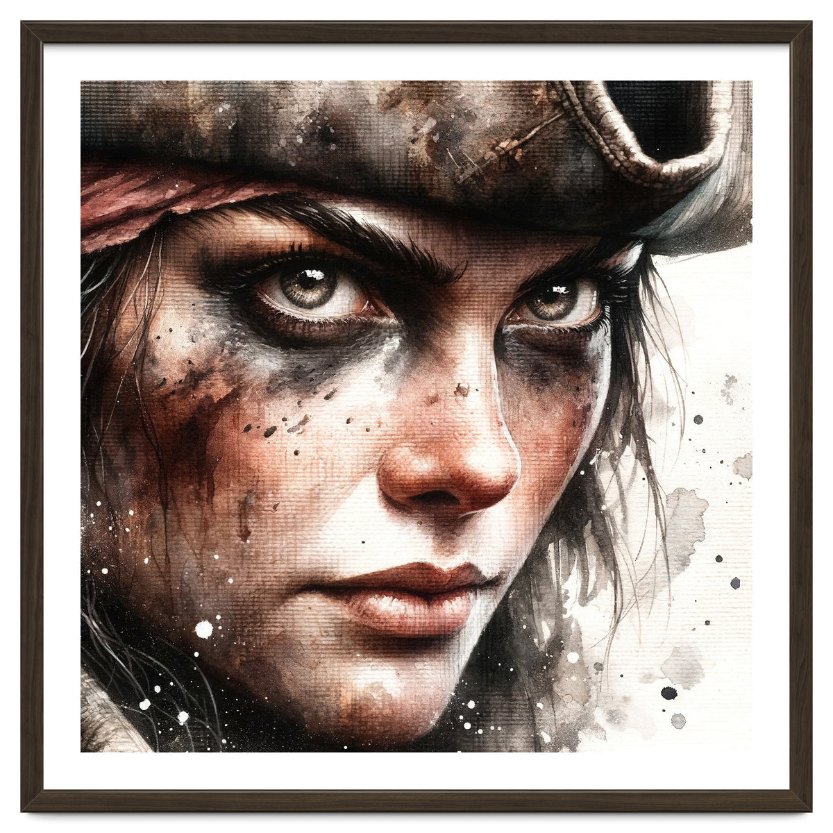 Fierce Pirate Captain Portrait