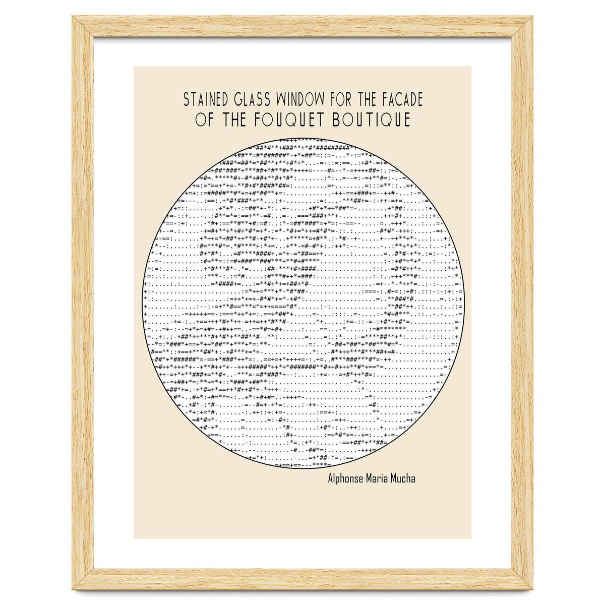 Stained Glass Window (ascii Art)