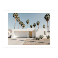 Palm Springs Modernist Home, Mid-Century Architecture Photography, Desert Minimalism (Print Only)