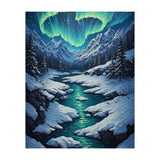 Ethereal Northern Lights: Arctic Winter Valley (Print Only) thumbnail