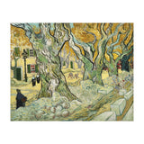 VINCENT VAN GOGH: The Road Menders. Date/Period: 1889. Painting. Oil on canvas. (Print Only) thumbnail