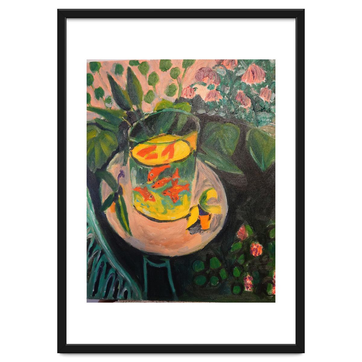 Still Life Fishes Oil Painting