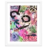 Crazy Town Multimedia Abstract Art Print Large Wall Art Poster Viddy Pop Mood Room thumbnail