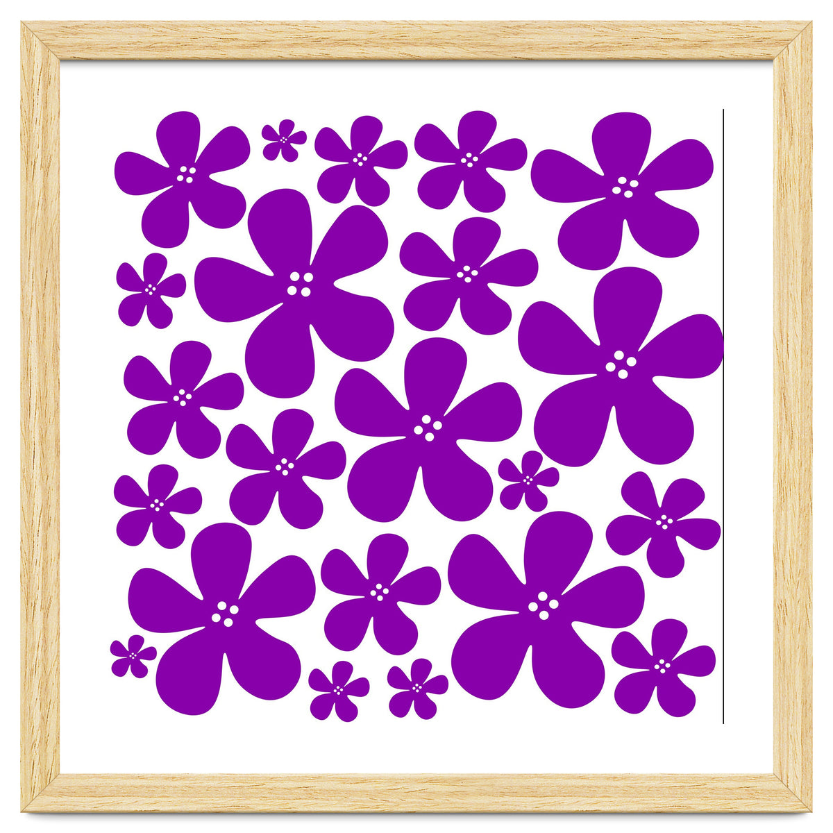 Purple Flowers Pattern