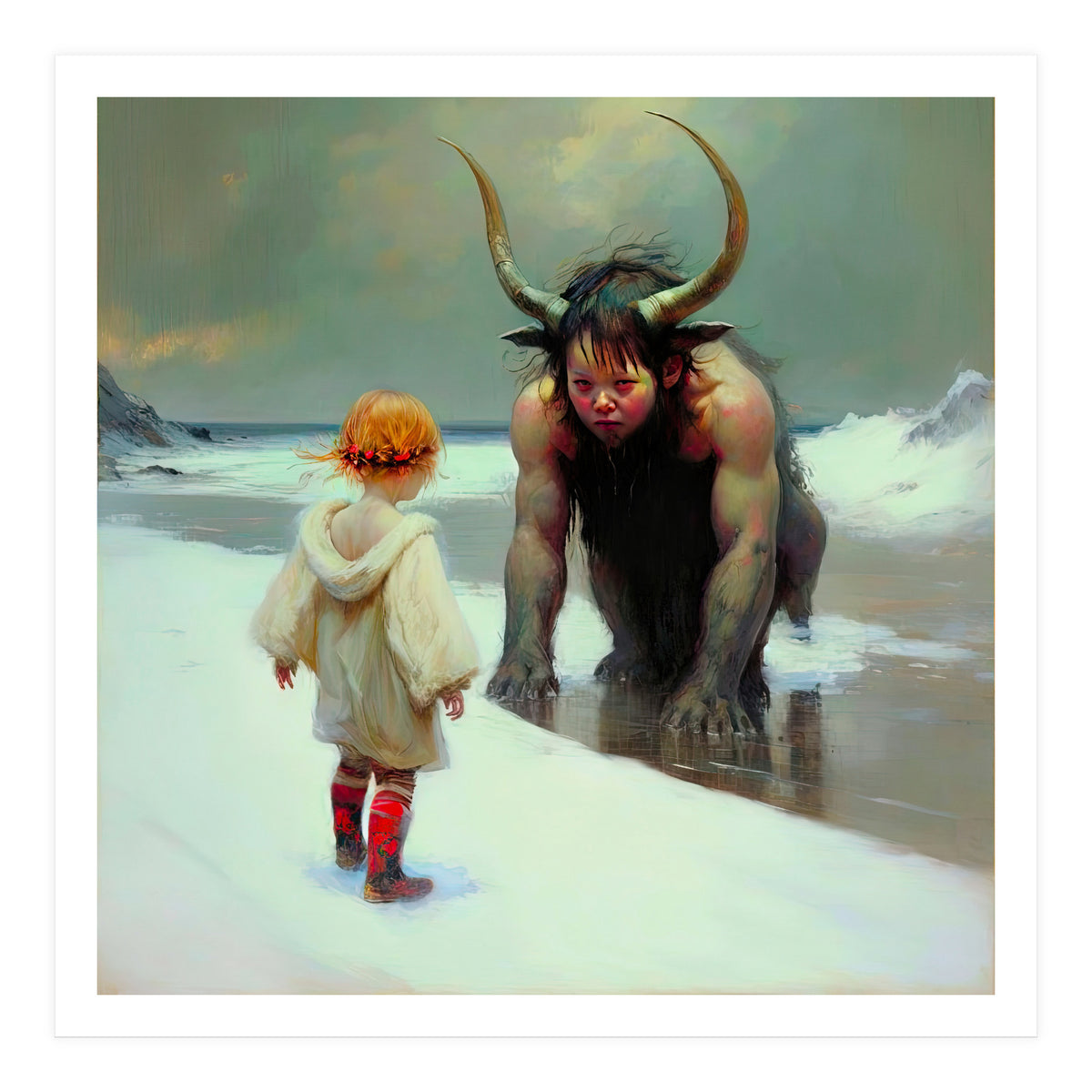 Friendly Confrontation (Print Only)