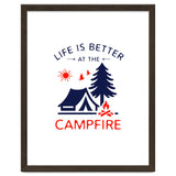 Life Is Better At The Campfire – Funny Camping Quote Gift for Campers thumbnail