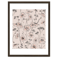 Wild Roses Floral Pattern