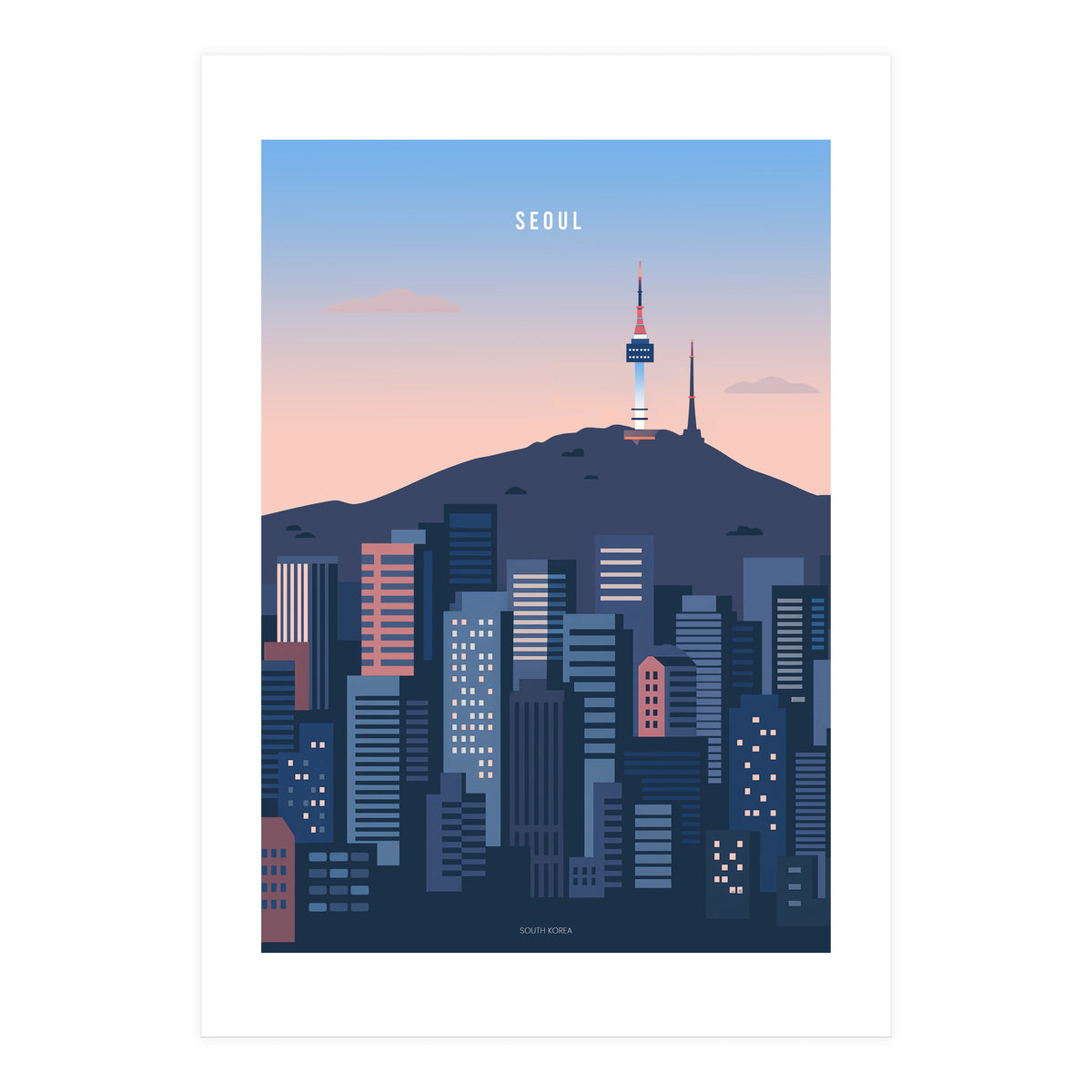 Seoul South Korea  (Print Only)