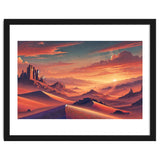 Vintage Chile, Atacama Desert Sunset Poster thumbnail
