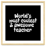 World's most coolest and awesome teacher thumbnail