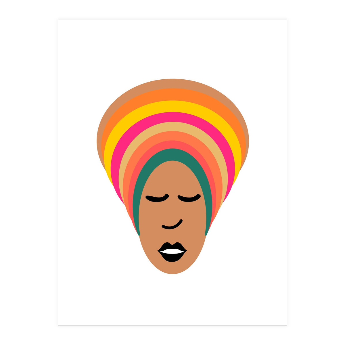 Beutiful Black African Woman (Print Only)