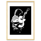 Pat Metheny American Jazz Musician in Monochrome thumbnail