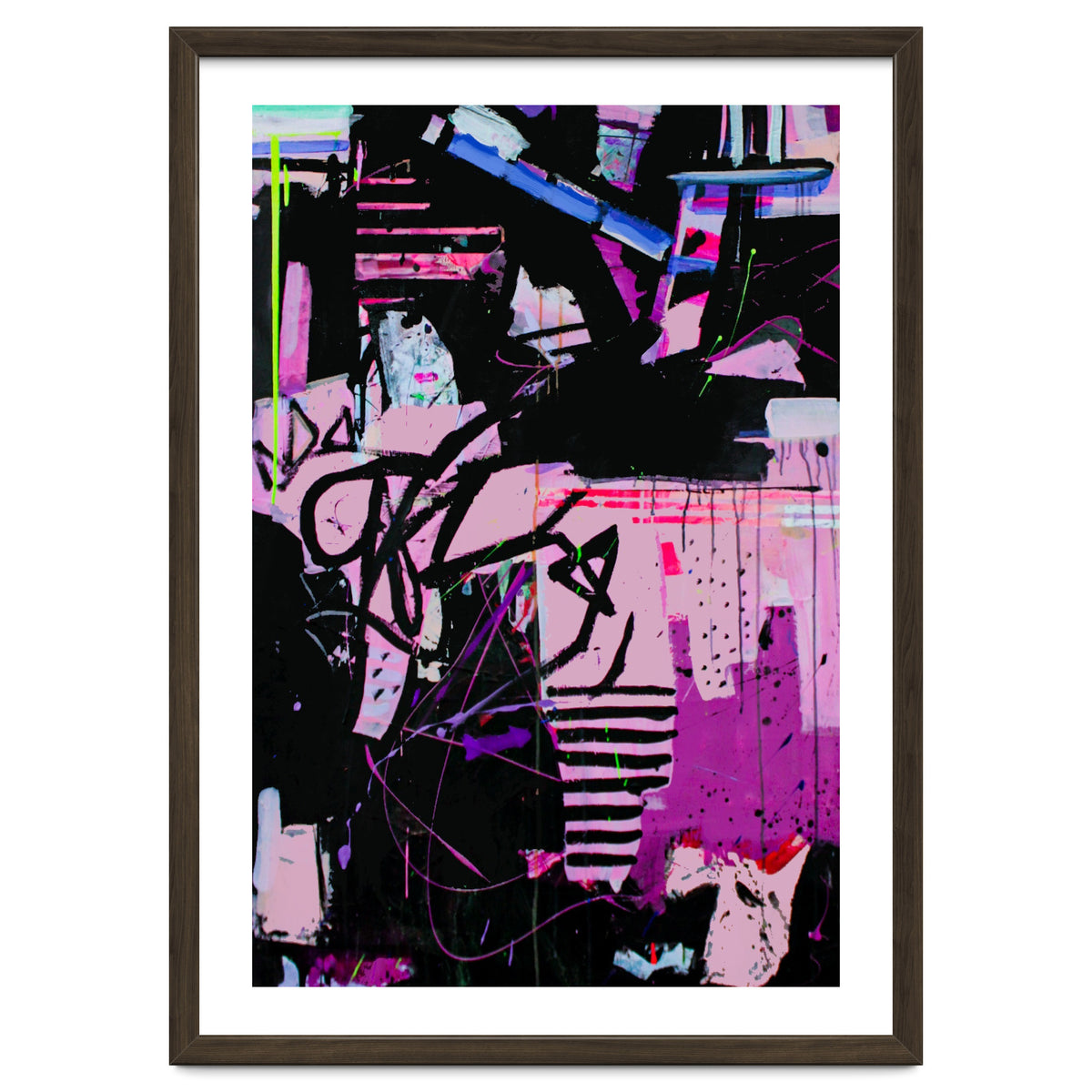 Wild Child Abstract Acrylic Colorful Arthaus Michelle Williams