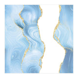 Blue & Gold Glitter Agate Texture 07 (Print Only) thumbnail