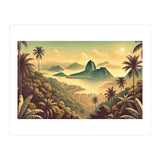 Vintage Brazil, Rio De Janeiro Tropics Poster (Print Only) thumbnail