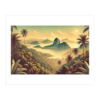 Vintage Brazil, Rio De Janeiro Tropics Poster (Print Only)
