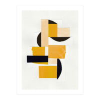 Yellow Abstract Collage (Print Only)