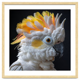 Close Up Of A Cockatoo Parrot With Yellow Crest thumbnail