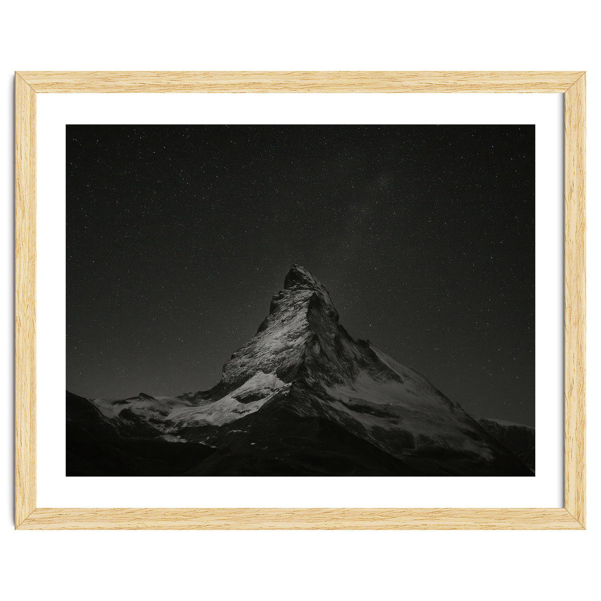 Matterhorn Switzerland Starry Night Mountain Photography