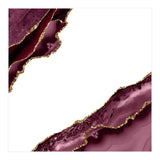 Burgundy & Gold Agate Texture 19  (Print Only) thumbnail