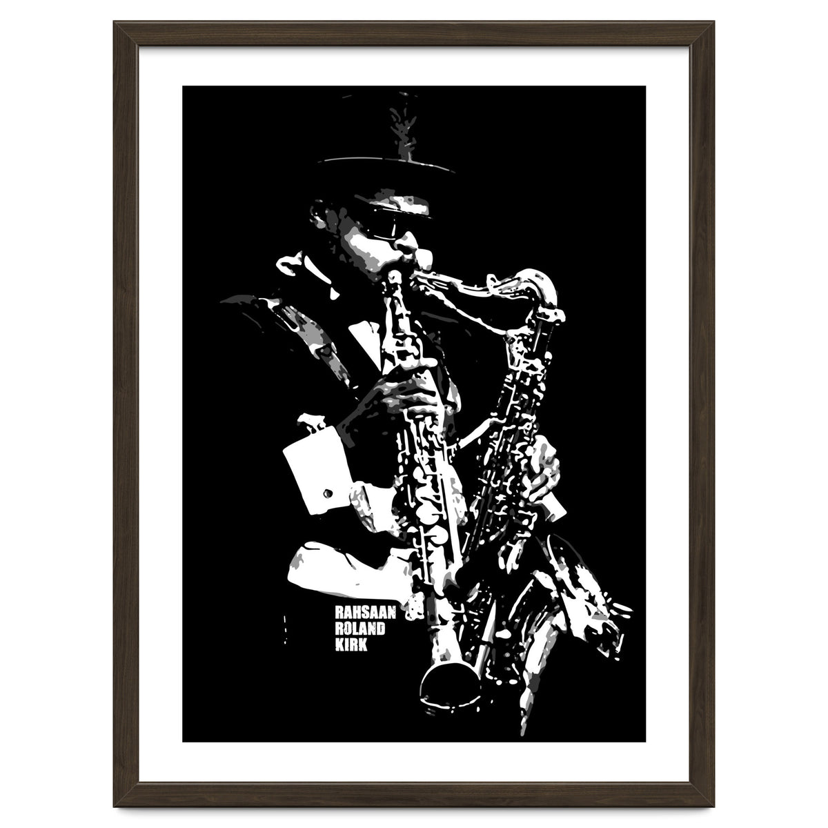 Rahsaan Roland Kirk American Jazz Multi-Instrumentalist