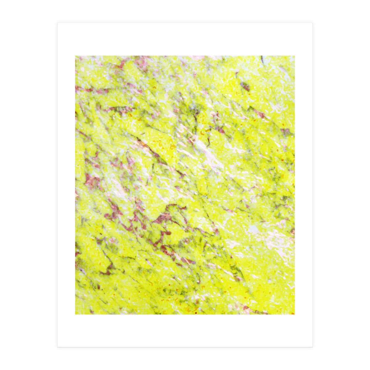Lemon & Pink Marble (Print Only)