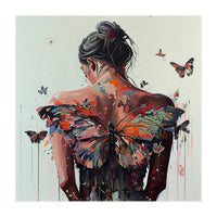 Powerful Butterfly Woman Body #5 (Print Only)
