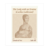 The Lady With An Ermine (cecilia Gallerani) – Leonardo Da Vinci (1489–1491) (Print Only) thumbnail