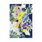 cosmopolitan flowers navy blue (Print Only) thumbnail